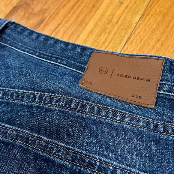 AG Everett Jeans 38x31 36Tag Slim Straight Stretch Denim 360 Japan Fabric AG-ED - Picture 3 of 13
